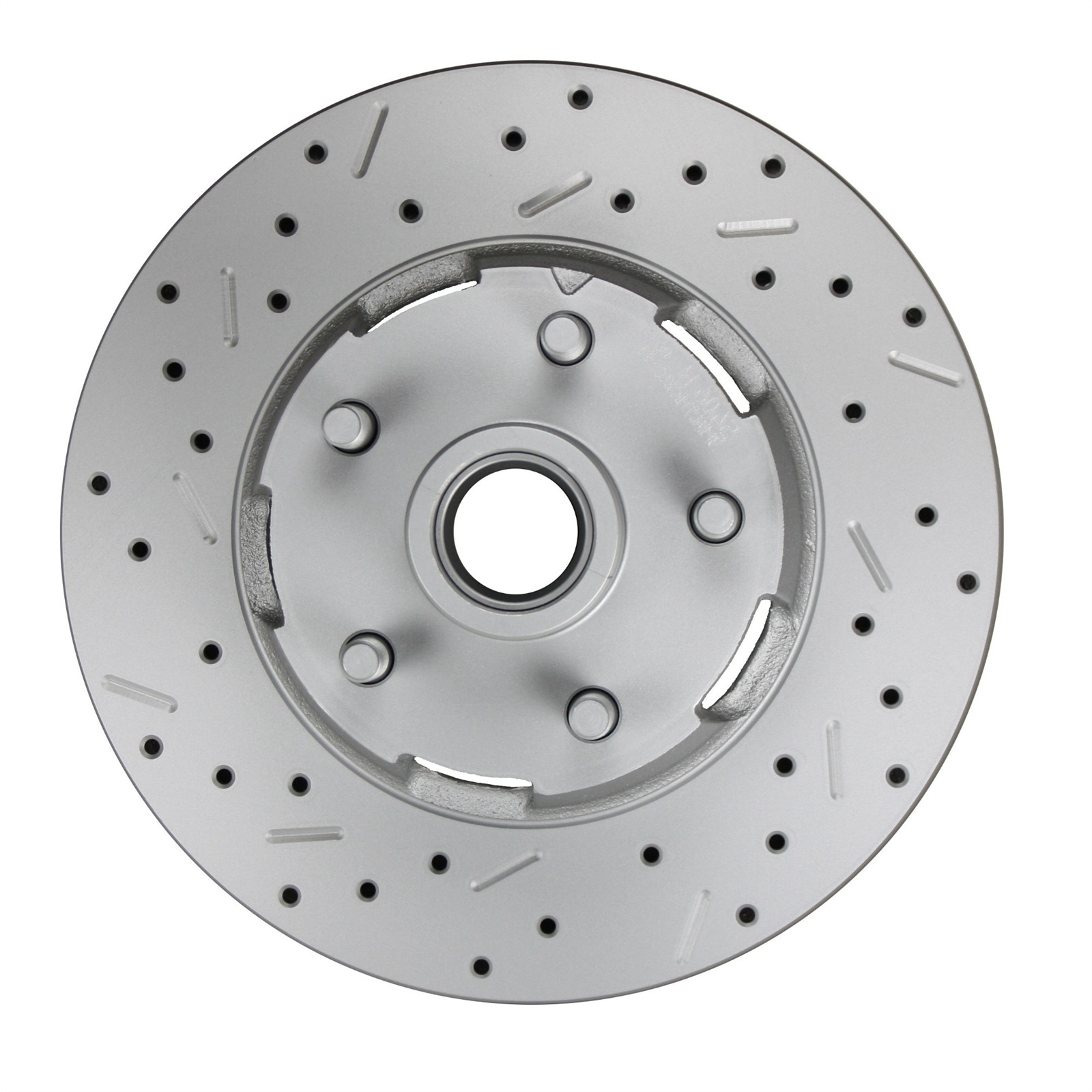 LEED Brakes -5406001 LCDS Cross drilled slotted front rotor Ford 4 piston cars