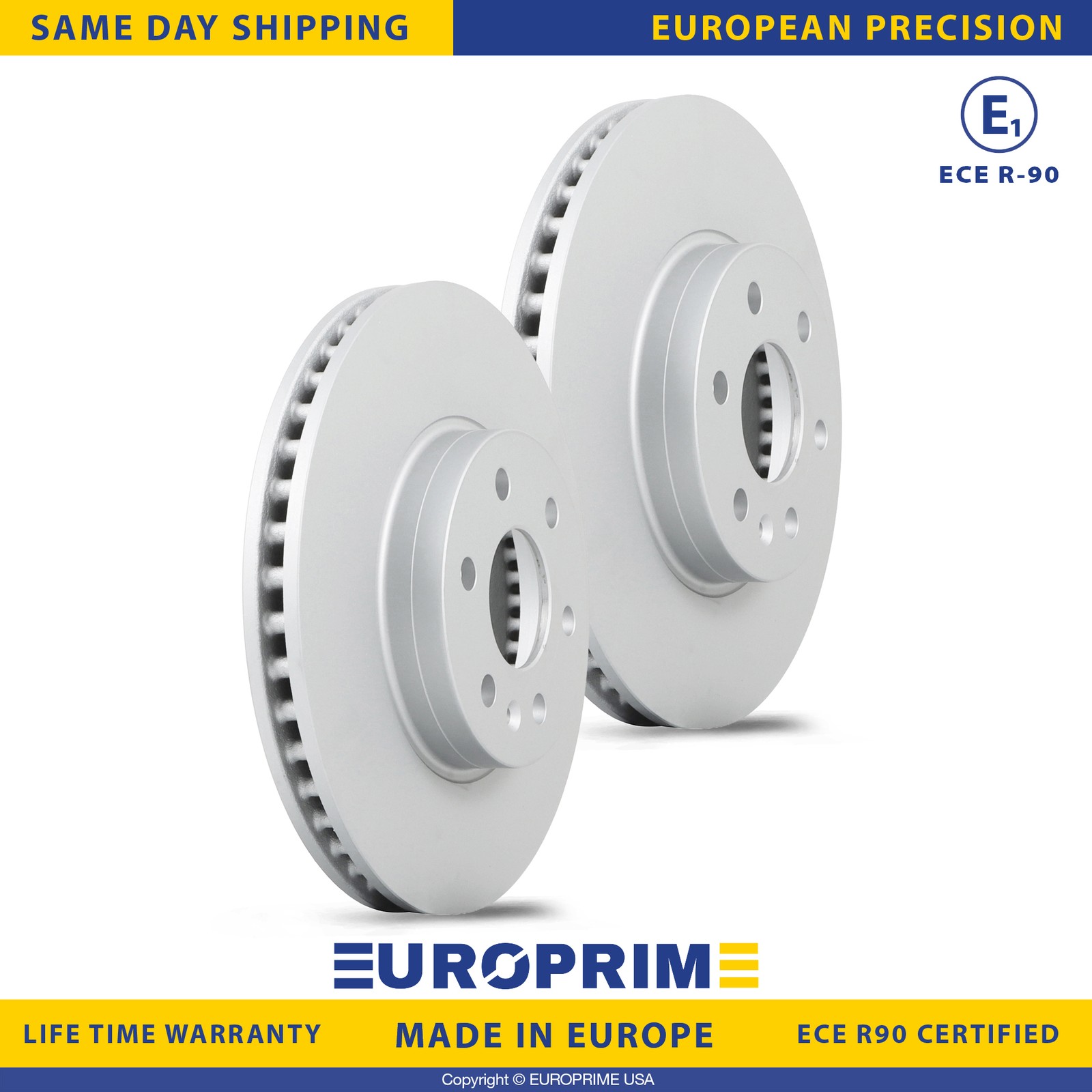 12.8 inch Front Disc Brake Rotors Set for 21-22 Chevrolet Colorado GMC Canyon