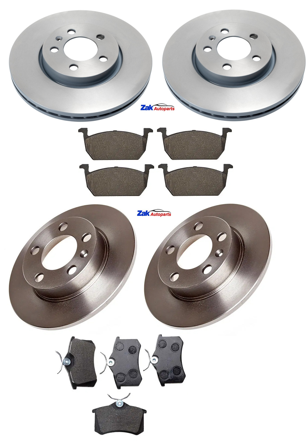 For VW Taigo 1.0 1.5 TSi 1.6 TDi Front And Rear Brake Discs And Pads Set New