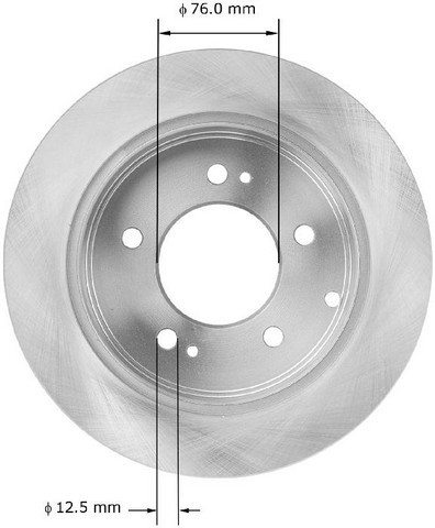 Bendix Premium Drum And Rotor Disc Brake Rotor P N Prt5998