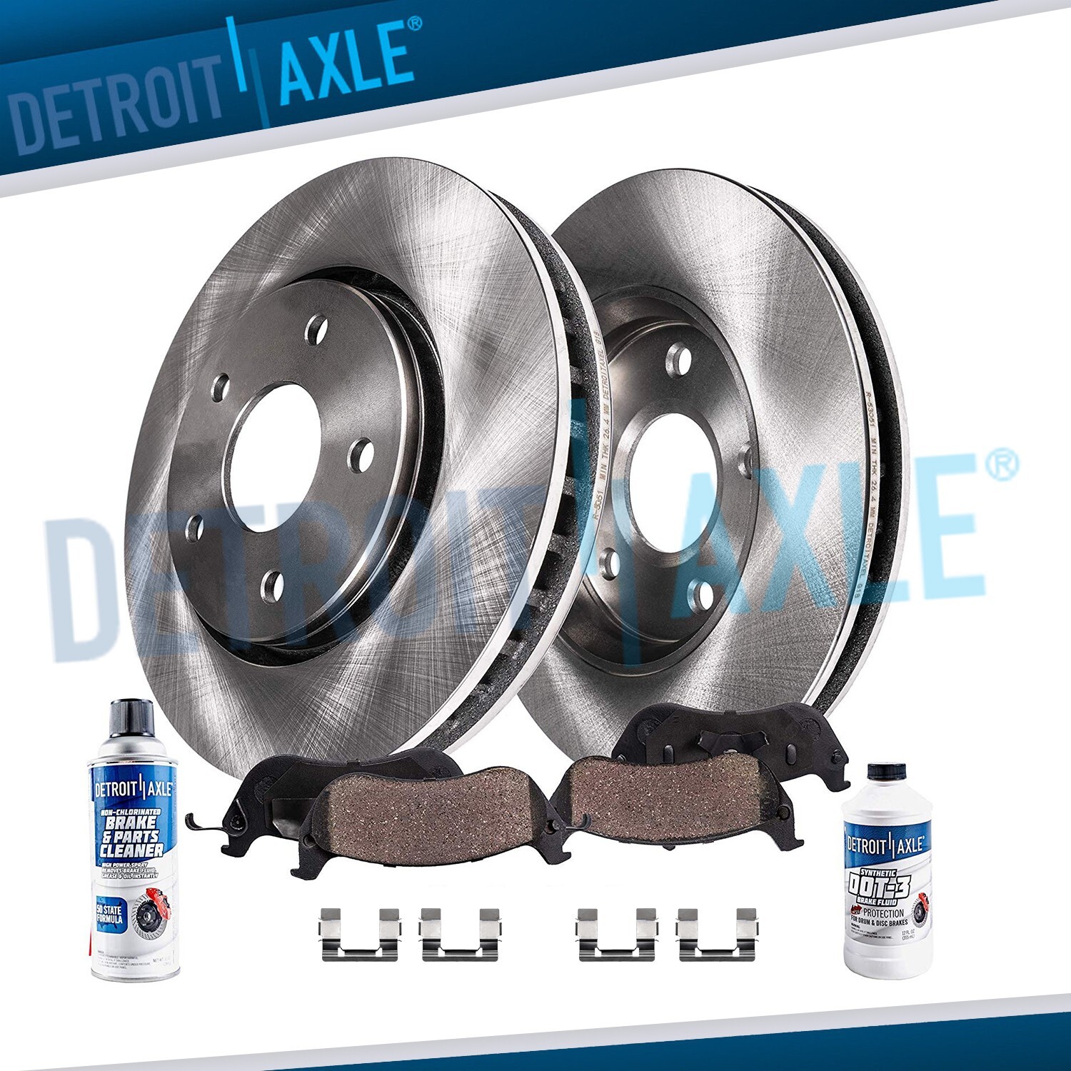Front Brake Rotors + Brake Pads for Chevrolet Equinox Pontiac Torrent Saturn Vue