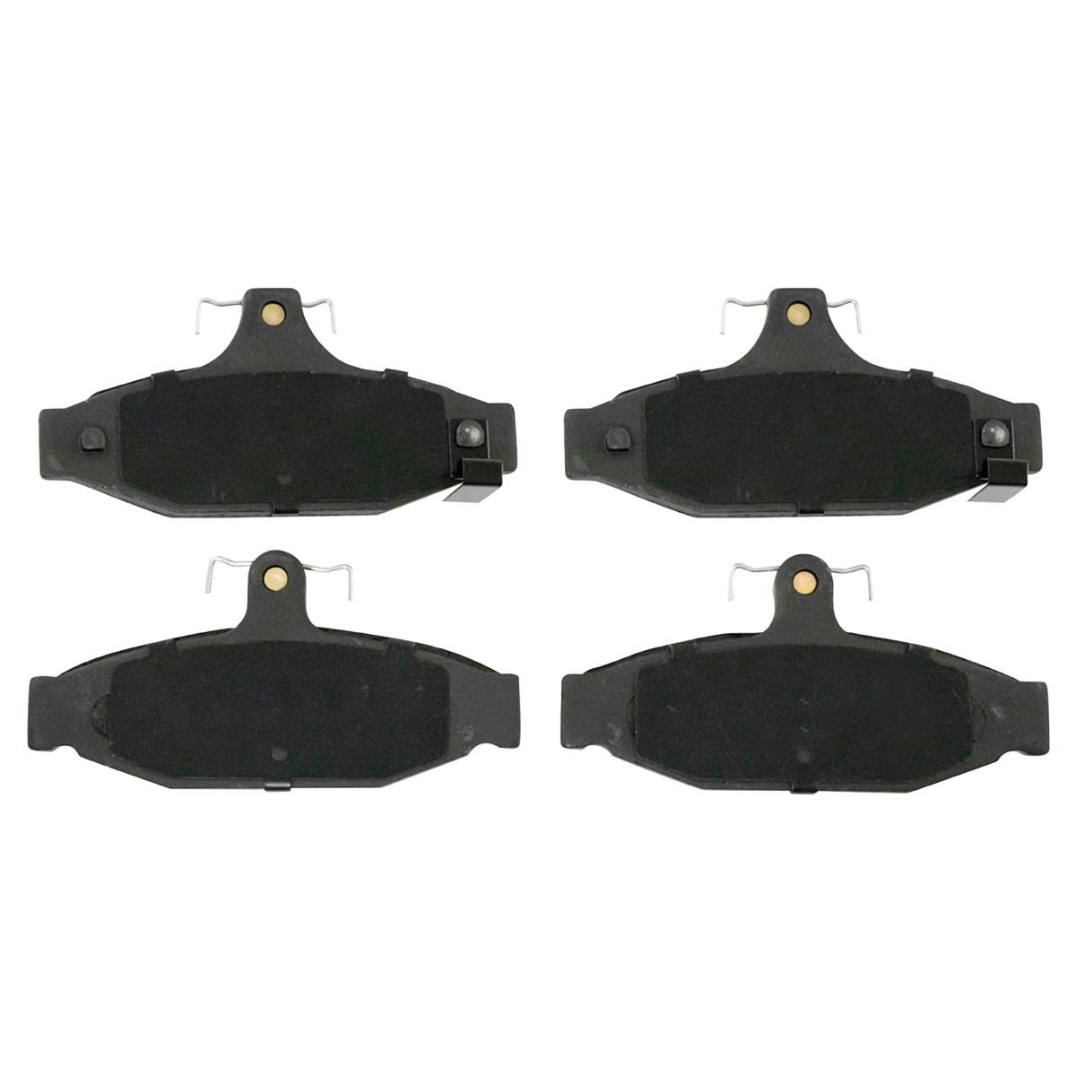 TRQ Font & Posi Ceramic Brake Pad & Performance Drilled Slotted Zinc Rotor