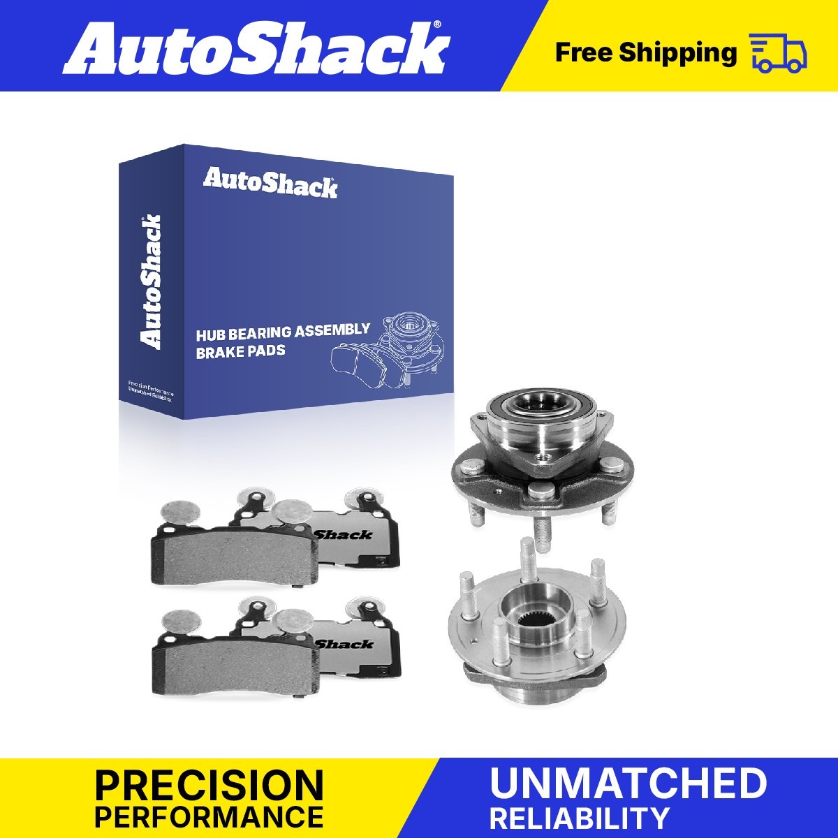 Front Ceramic Pads Hub Bearing Assemblies for Chevrolet, Camaro 2010-2015