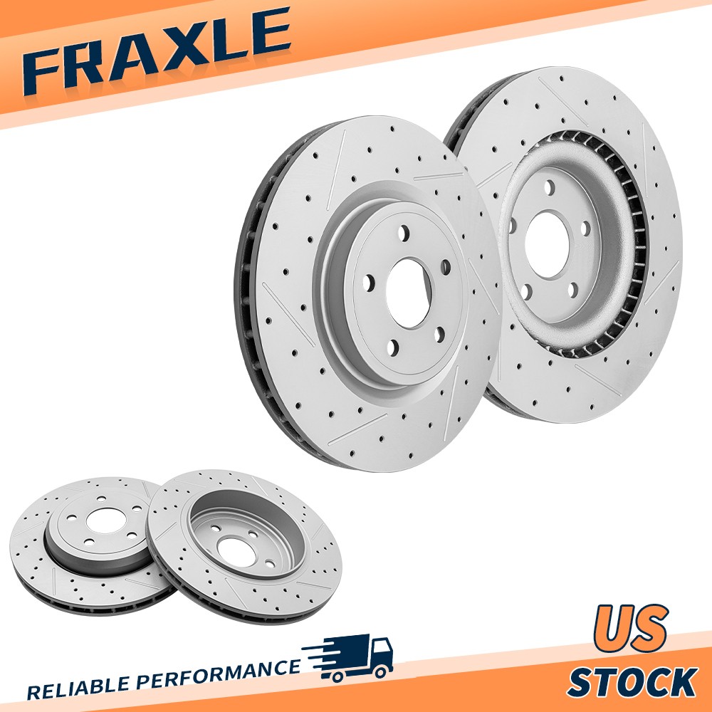 14.96″ Front + 13.78″ Rear Disc Brake Rotors Kit for Jeep Grand Cherokee Durango