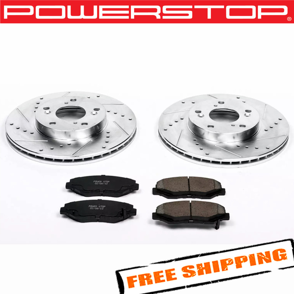 Power Stop K1043 1-Click Z23 Evolution Sport Brake Kit for 13-21 Honda Civic