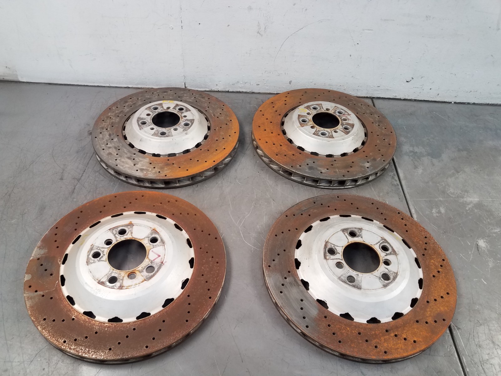 2014 BMW M5 F10 Brake Rotor Set #4146 B4