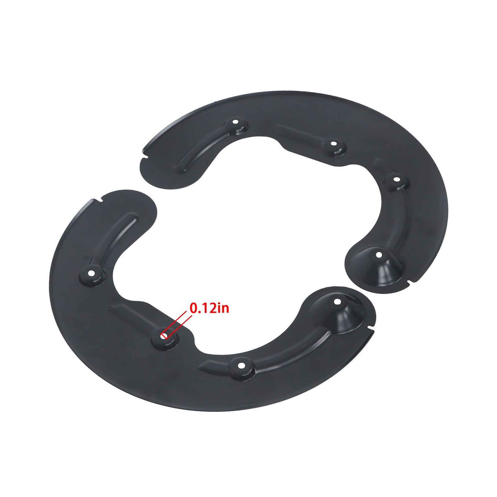 LABLT Front Brake Backing Plate Dust Splash Shield For Ford F-150 2004-2008 Pair