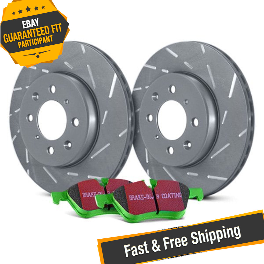EBC S2KF1700 Stage 2 Sport Slotted Front Brake Kit for 15-21 Jeep Renegade
