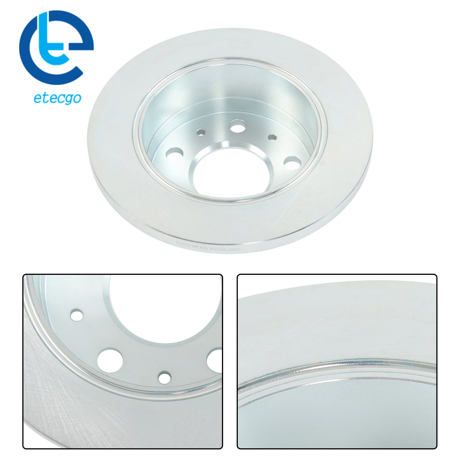 For Ram ProMaster 3500 17-20 Front & Rear Disc Brake Rotors & Ceramic Brake Pads