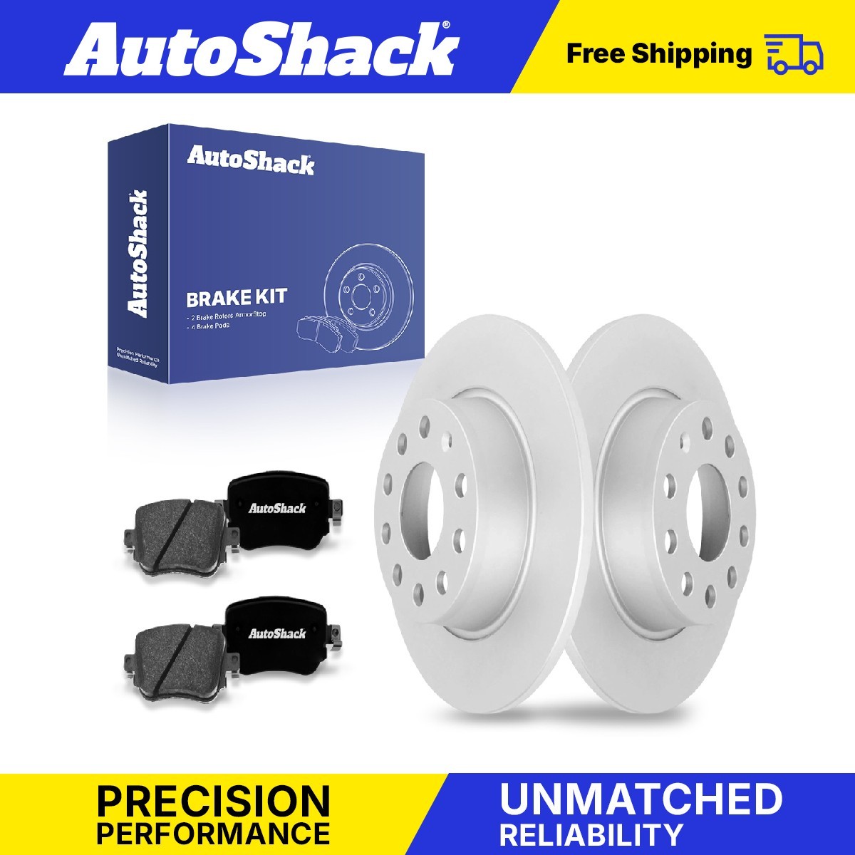 Rear Brake Rotors Premium Ceramic Pads for VW Passat GTI Golf Alltrack V6