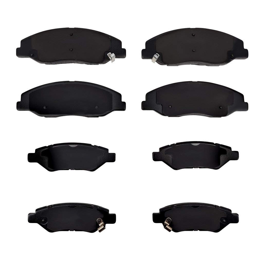 Front & Rear Rotors + Ceramic Disc Brake Pads for 08-14 Cadillac CTS 316mm 315mm
