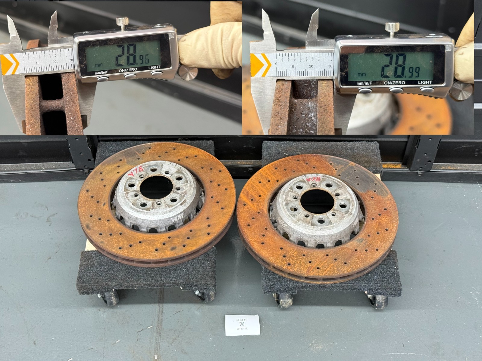 15-21 BMW F80 M4 M3 M2 Front Brake Rotor Rotors Left and Right Set ⚠️NOTE