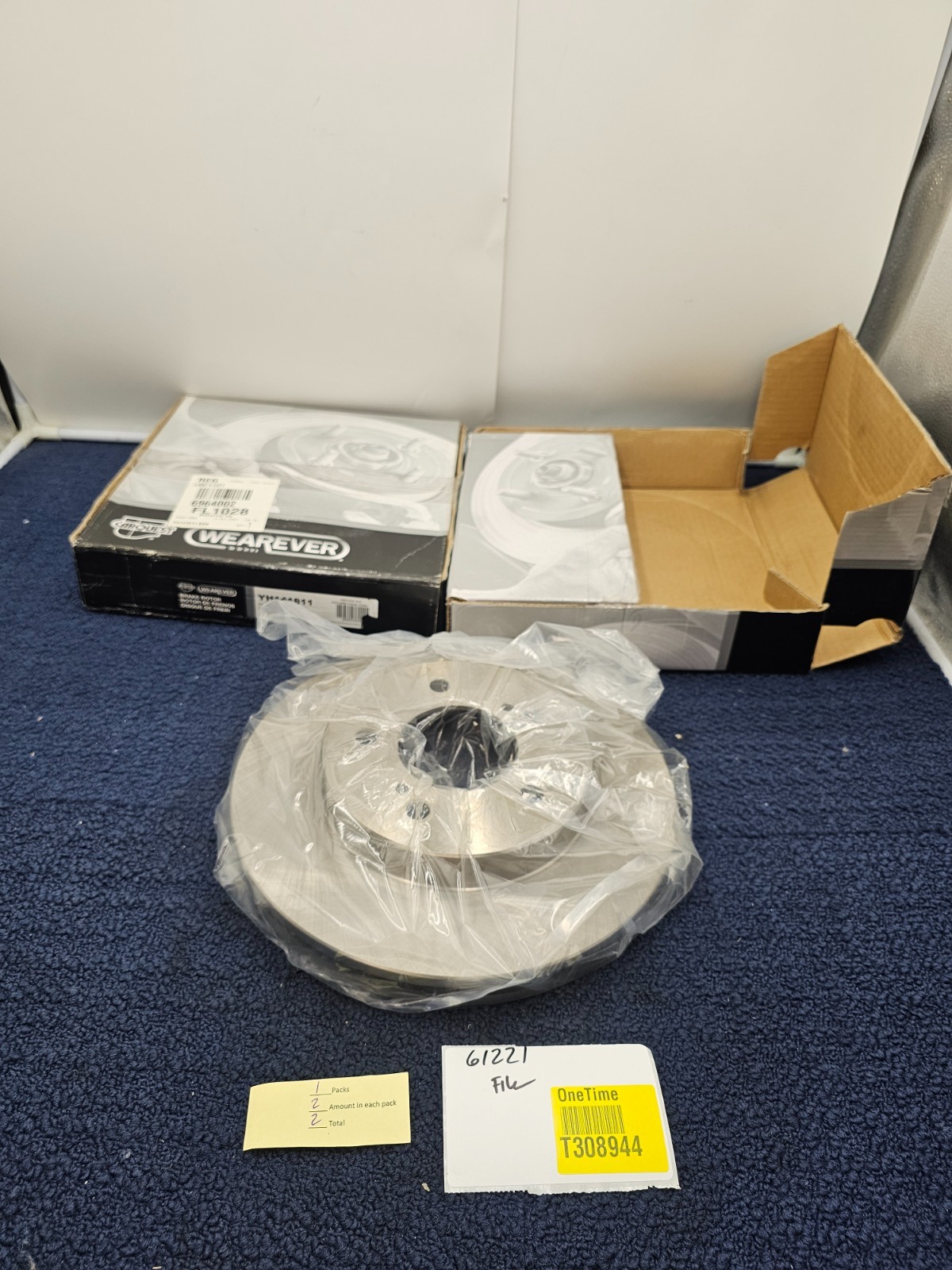 (QTY 2) YH141811 Disc Brake Rotor For 93-02 Mercury Nissan Quest Villager Model