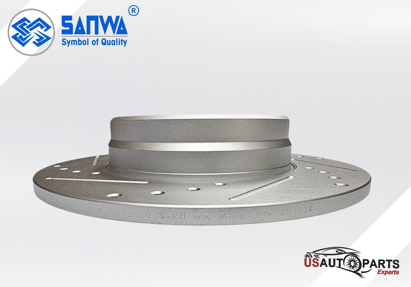REAR RH BRAKE ROTOR SOLID & GEOMET COATED D&S 290mm FOR MERCEDES-BENZ 96-11 3.0L