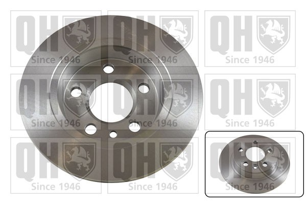 2x Brake Discs Pair Solid fits SEAT ALHAMBRA 7V 2.0 Rear 96 to 10 268mm Set QH