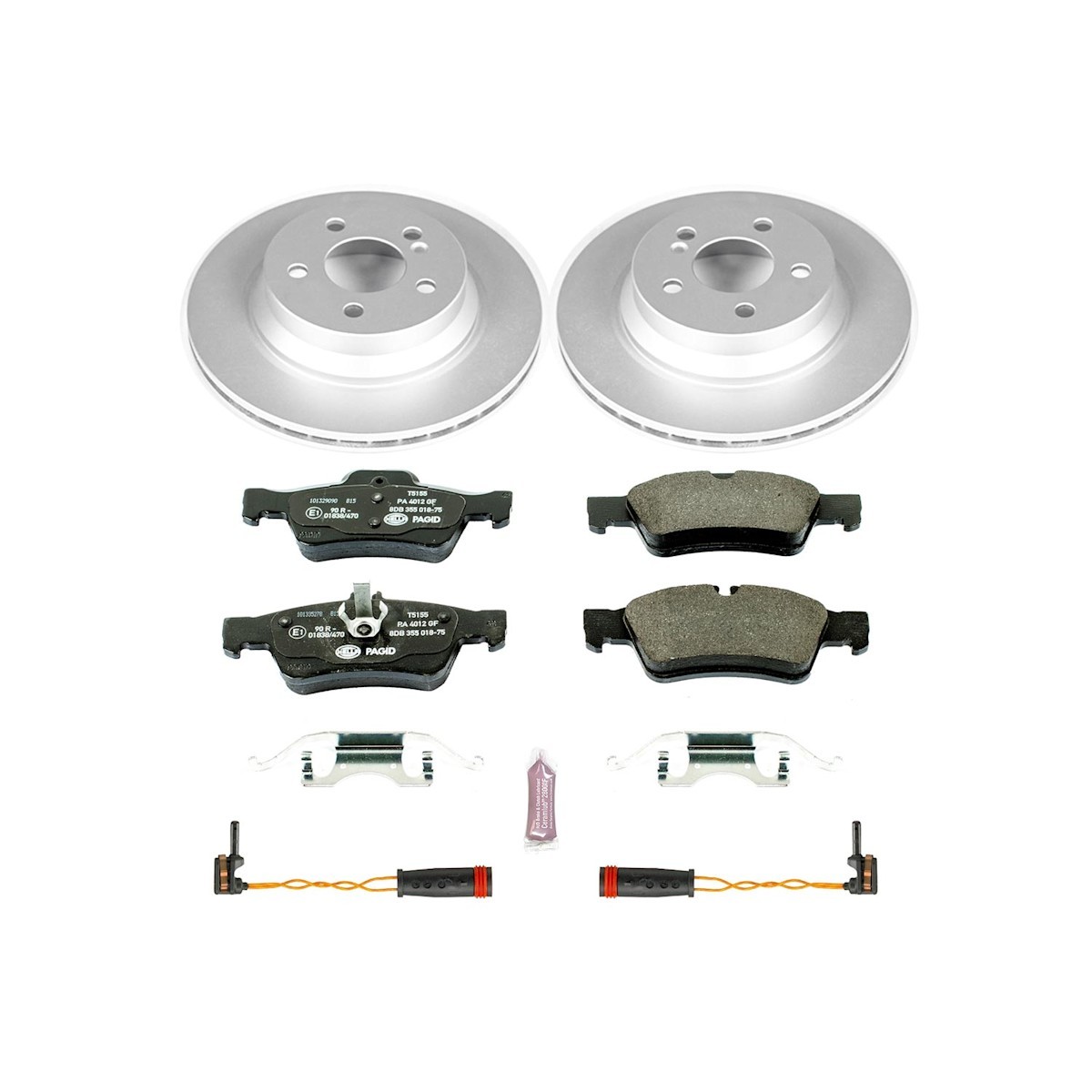 ESK7830 Powerstop Brake Disc and Pad Kits 4-Wheel Set Front & Rear for MB Sedan
