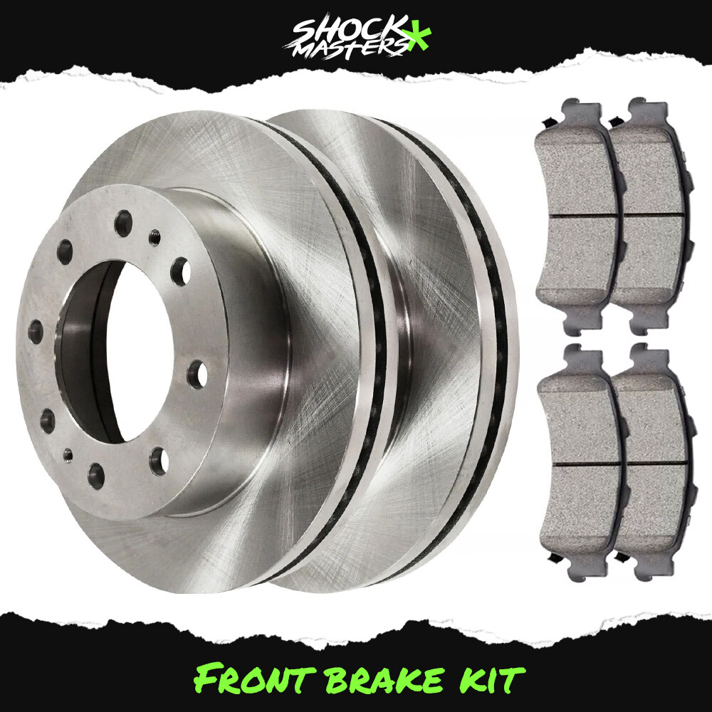 Front Brake Rotors & Ceramic Pads Kit for 2003-2008 Dodge Ram 2500