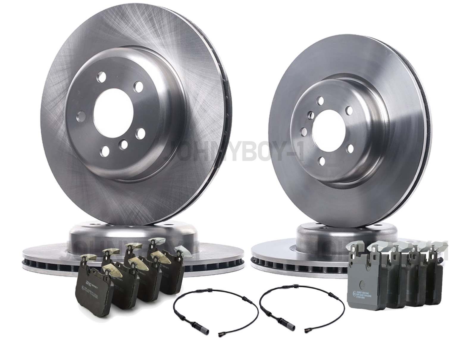 FRONT REAR BRAKE DISCS PADS SENSORS 370mm 345mm FOR BMW 335i F30 M SPORT