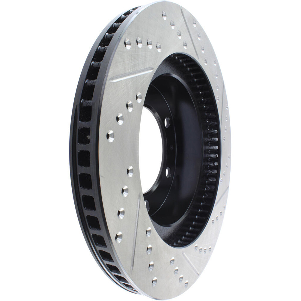 StopTech 127.44129R Front Right Drilled Disc Brake Rotor for 05-19 Toyota Tacoma