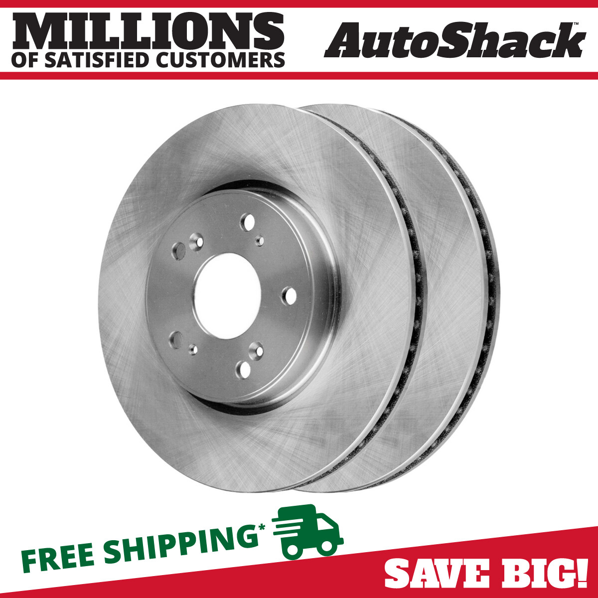 Front Brake Rotors Pair 2 for 2013-2017 Honda Accord 2016-2022 HR-V 1.8L 3.5L V6