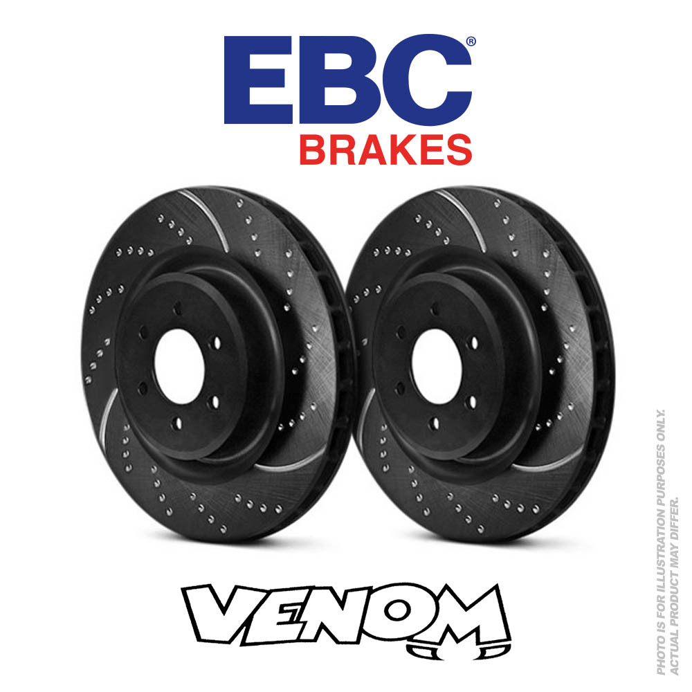 EBC GD Front Brake Discs 345mm for Seat Leon Mk2 1P 2.0 Turbo Cupra R 265 09-13