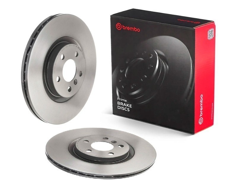 Brembo 09.C351.11 Prime UV Coated Vented Brake Rotors – Front Pair