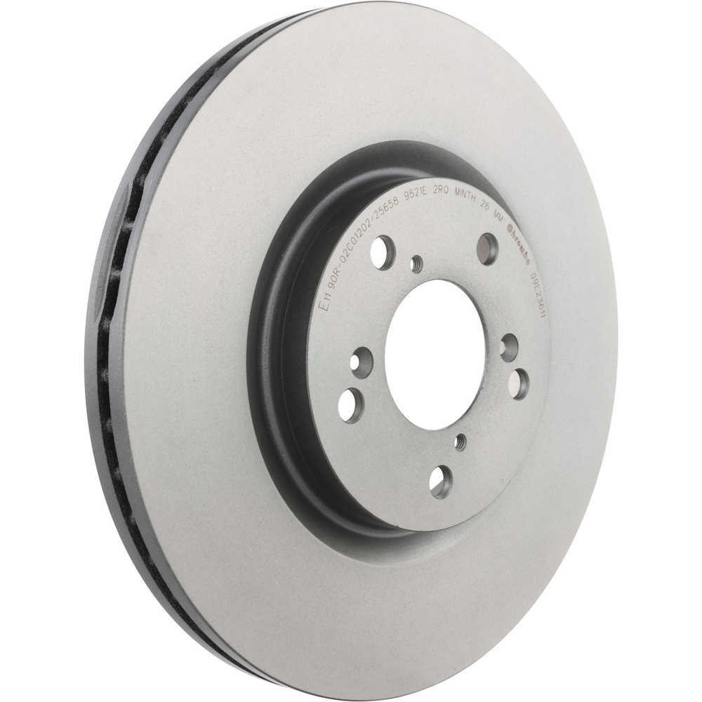 Disc Brake Rotor-Premium UV Coated OE Equivalent Rotor Brembo 09.E236.11