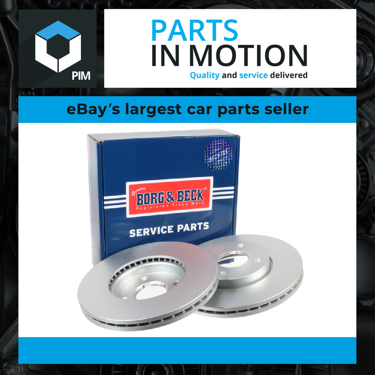 2x Brake Discs Pair Vented Front 278mm BBD5237 Borg & Beck Set 1335684 1360273