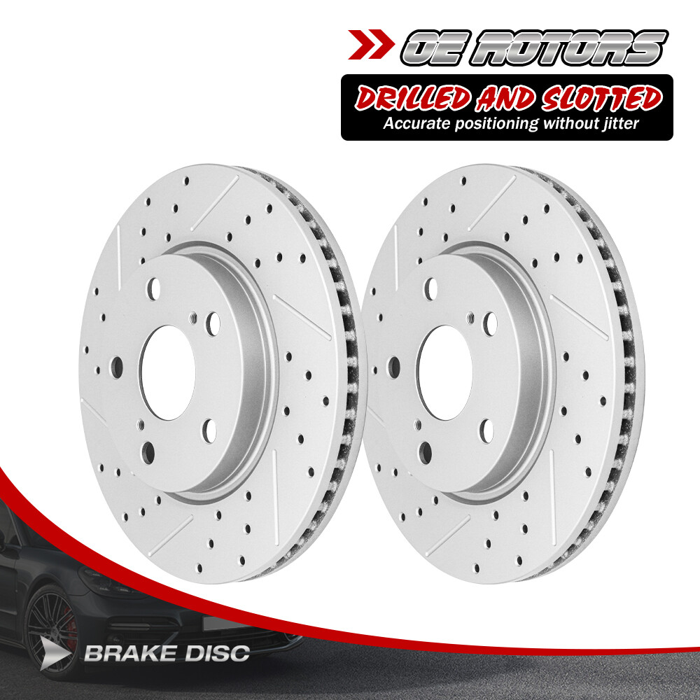 275mm Front Brake Rotors for 2013-2018 Lexus HS250h Scion XB Toyota Prius-V RAV4