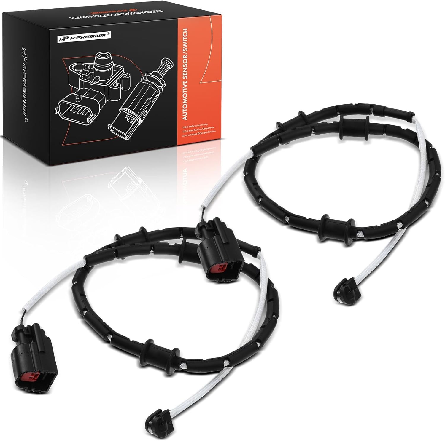 A-Premium Front Disc Brake Pad Wear Sensors Compatible with Jaguar F-Type…
