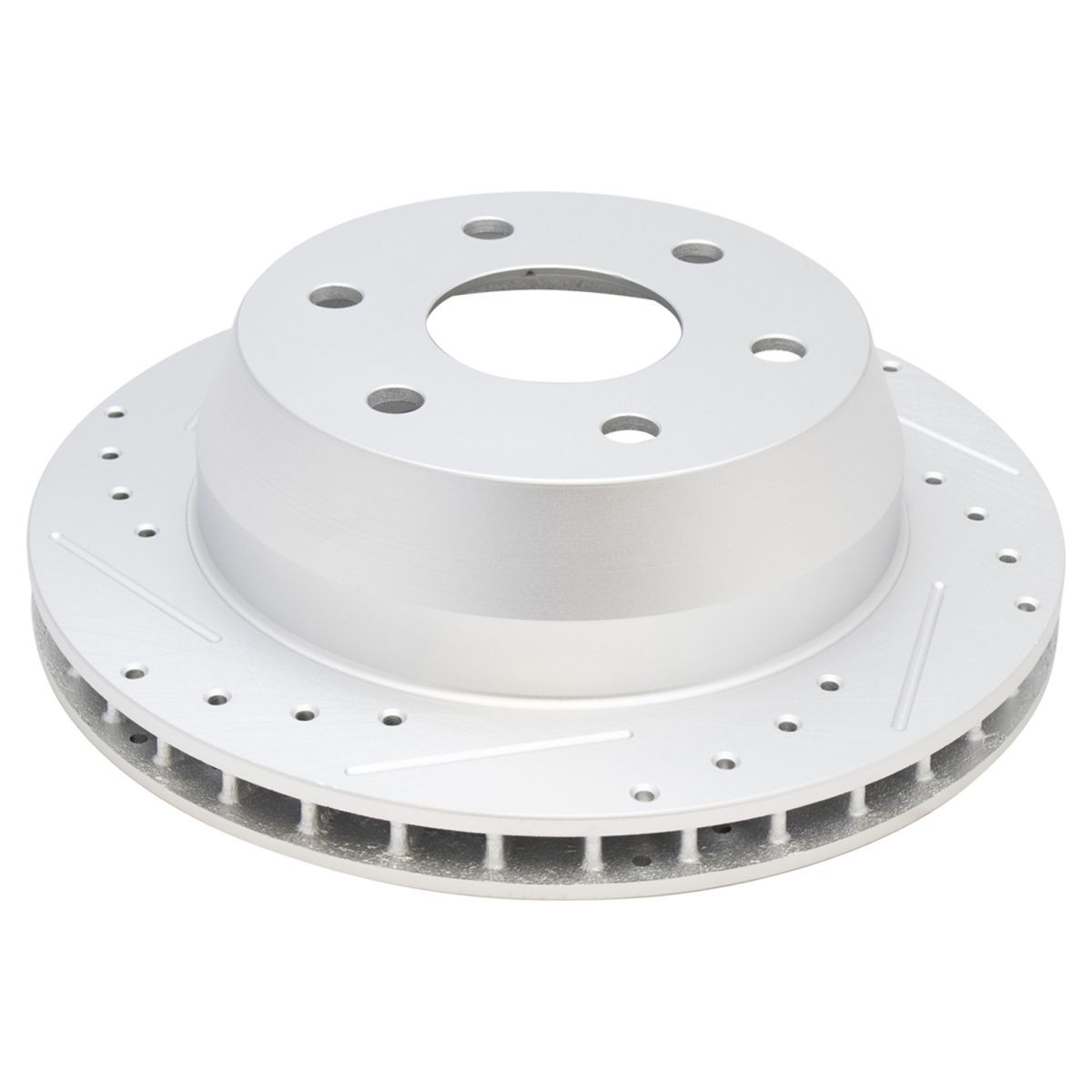 Rotor & Brake Pad Metallic Performance Drilled Slotted Rear Kit w/Chemicals