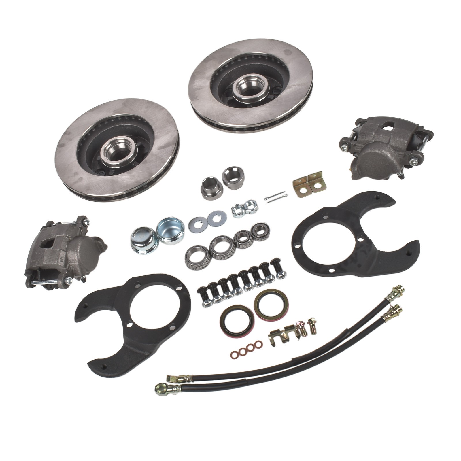 Disc Brake Kit 5 on 4-1/2 Metric Caliper for Ford 1937-1948 Spindle