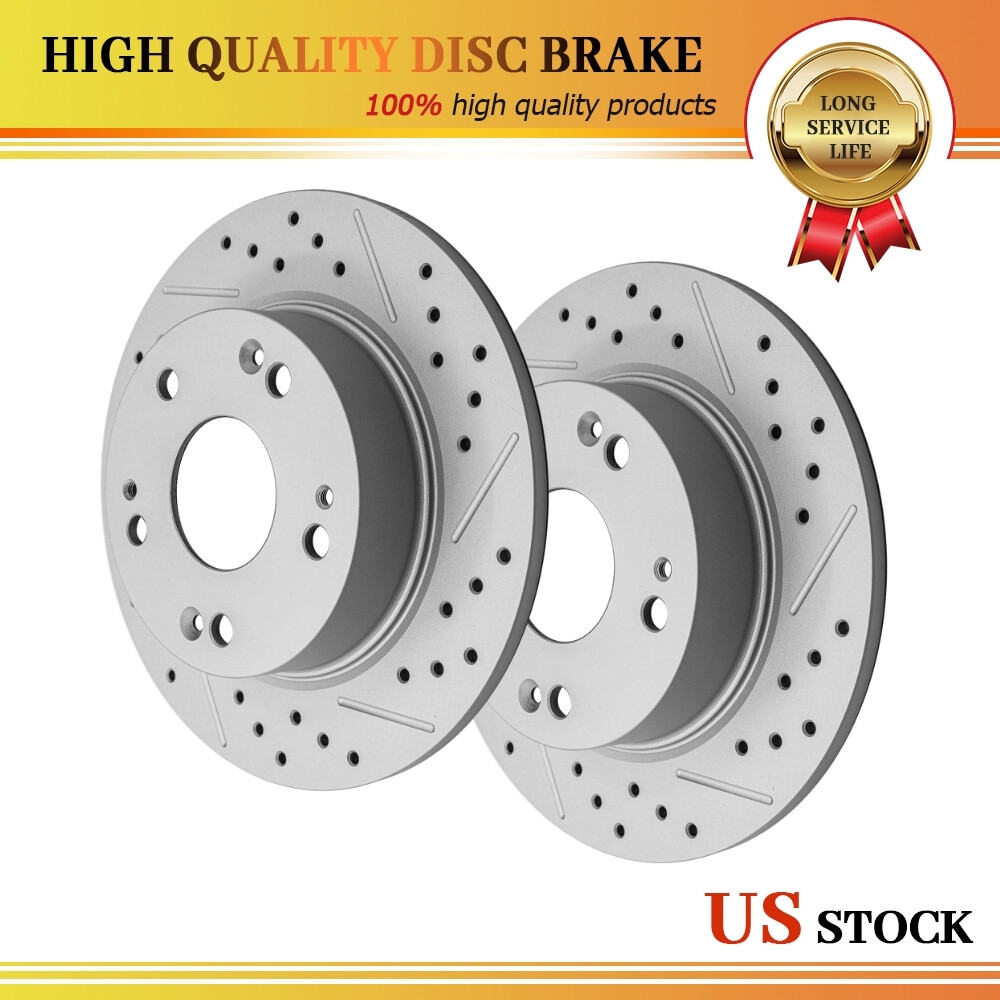 260mm Rear Brake Disc Rotors for 03-07 Honda Accord 2.4L 04-08 Acura TSX