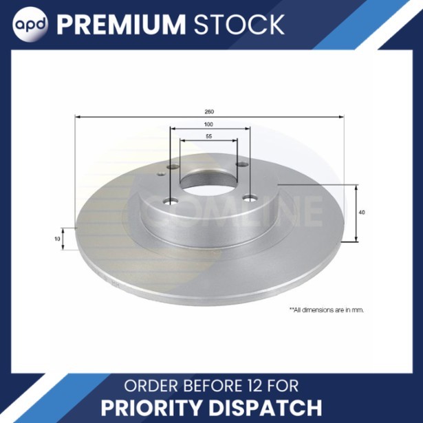 Comline ADC0438 Brake Disc