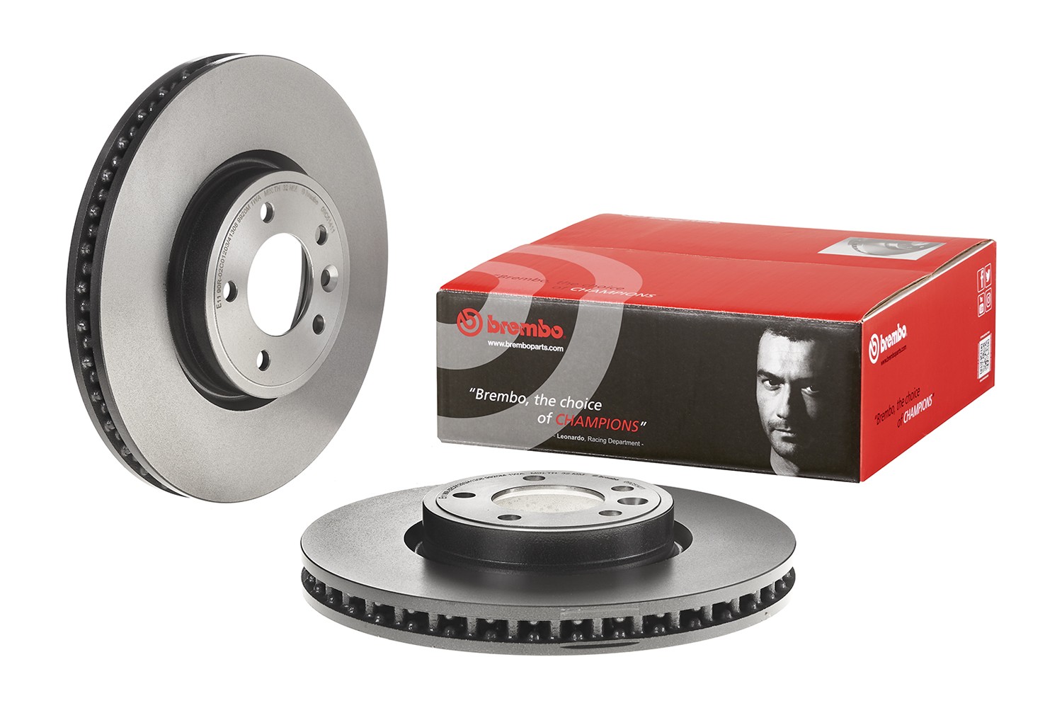 Brembo Front Coated 349mm Brake Disc Rotor For Discovery Range Rover Sport 3.0L