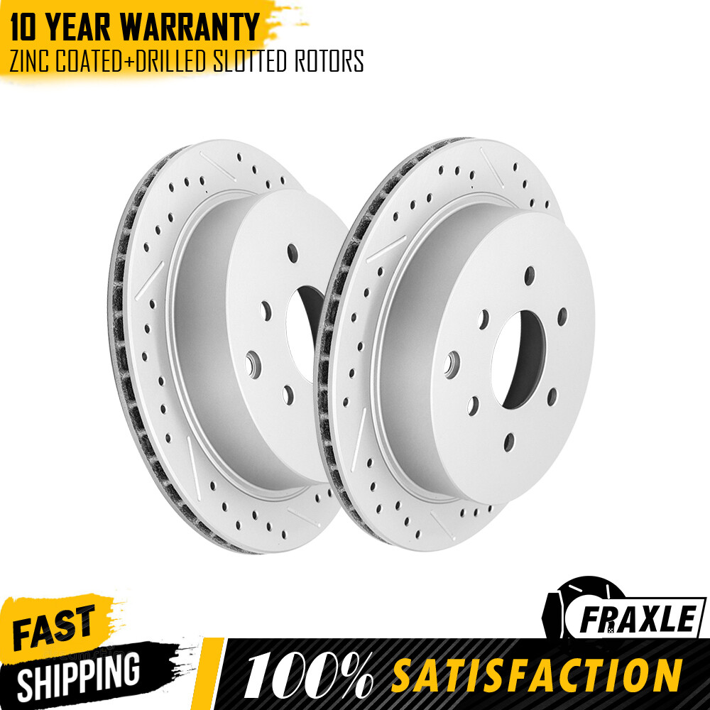 2PCS Rear Brake Disc Rotors for 2005 -2019 Nissan Frontier Xterra Suzuki Equator