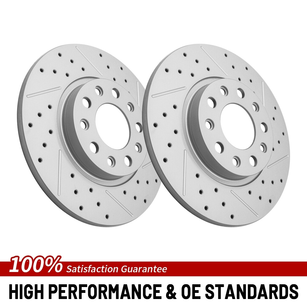 278mm Rear Disc Brake Rotor Pair For Jeep Cherokee Chrysler 200 2014 2015 – 2021