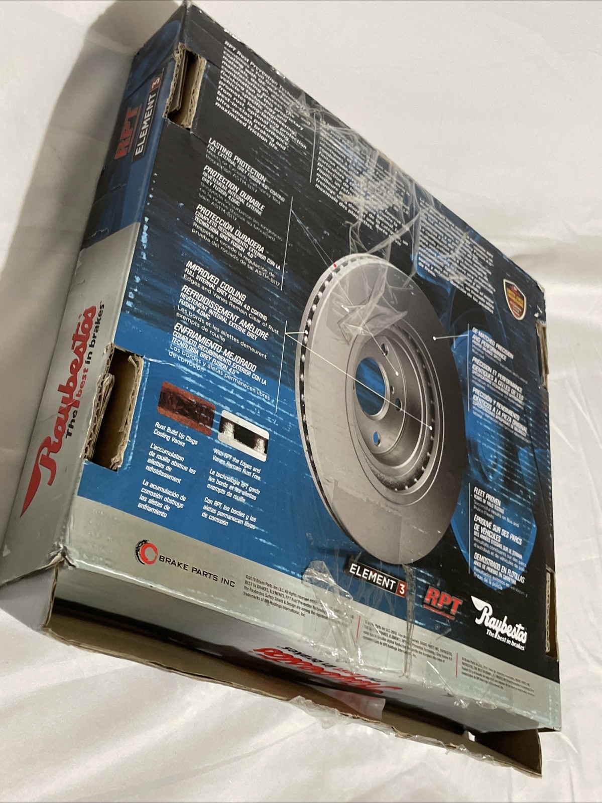 Raybestos 580770FZN Element3 Coated Disc Brake Rotor For Chevrolet Cruze 10-19