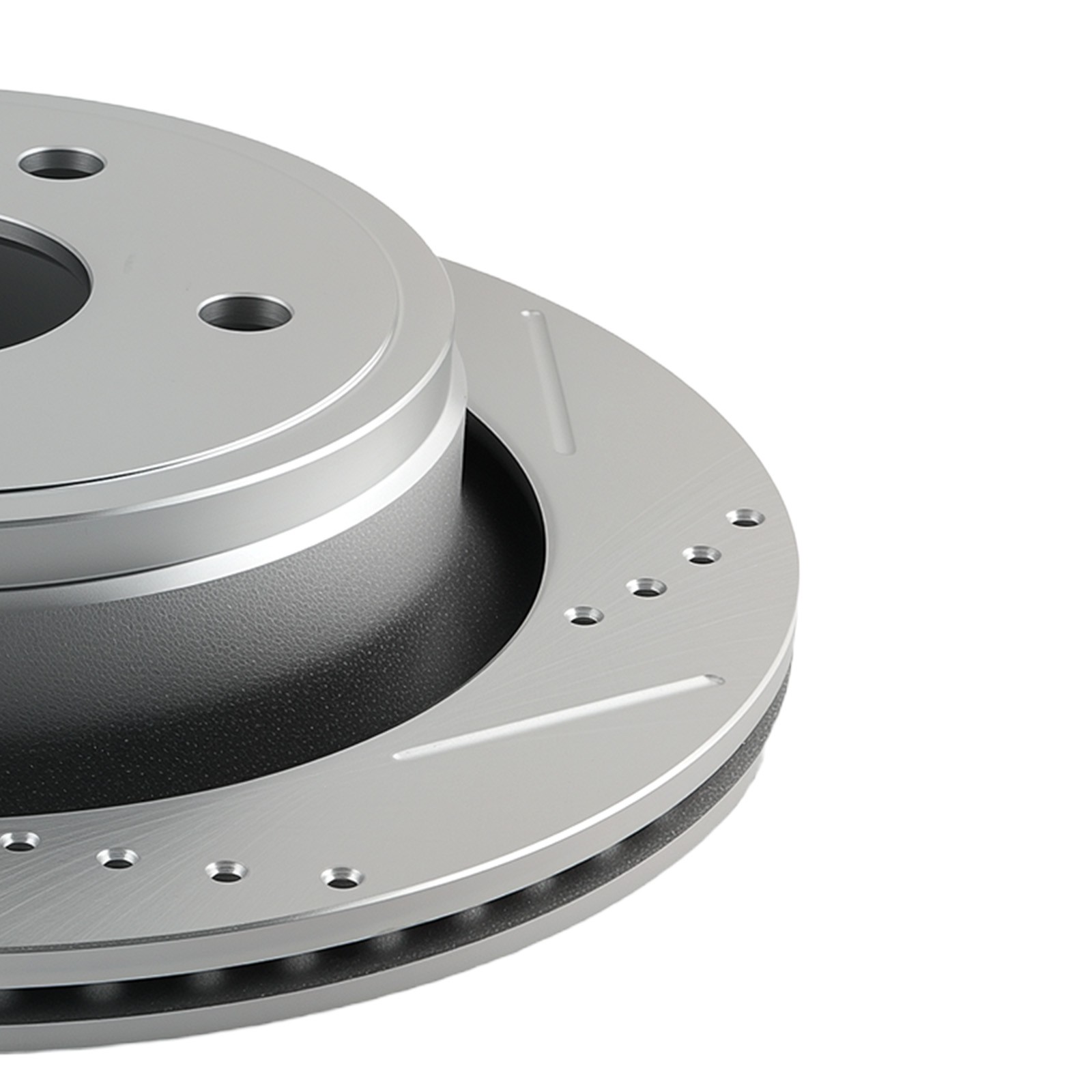 Rear Drilled&Slotted Brake Rotors for Chrysler Aspen 2007-09/Ram 1500 2011-2018