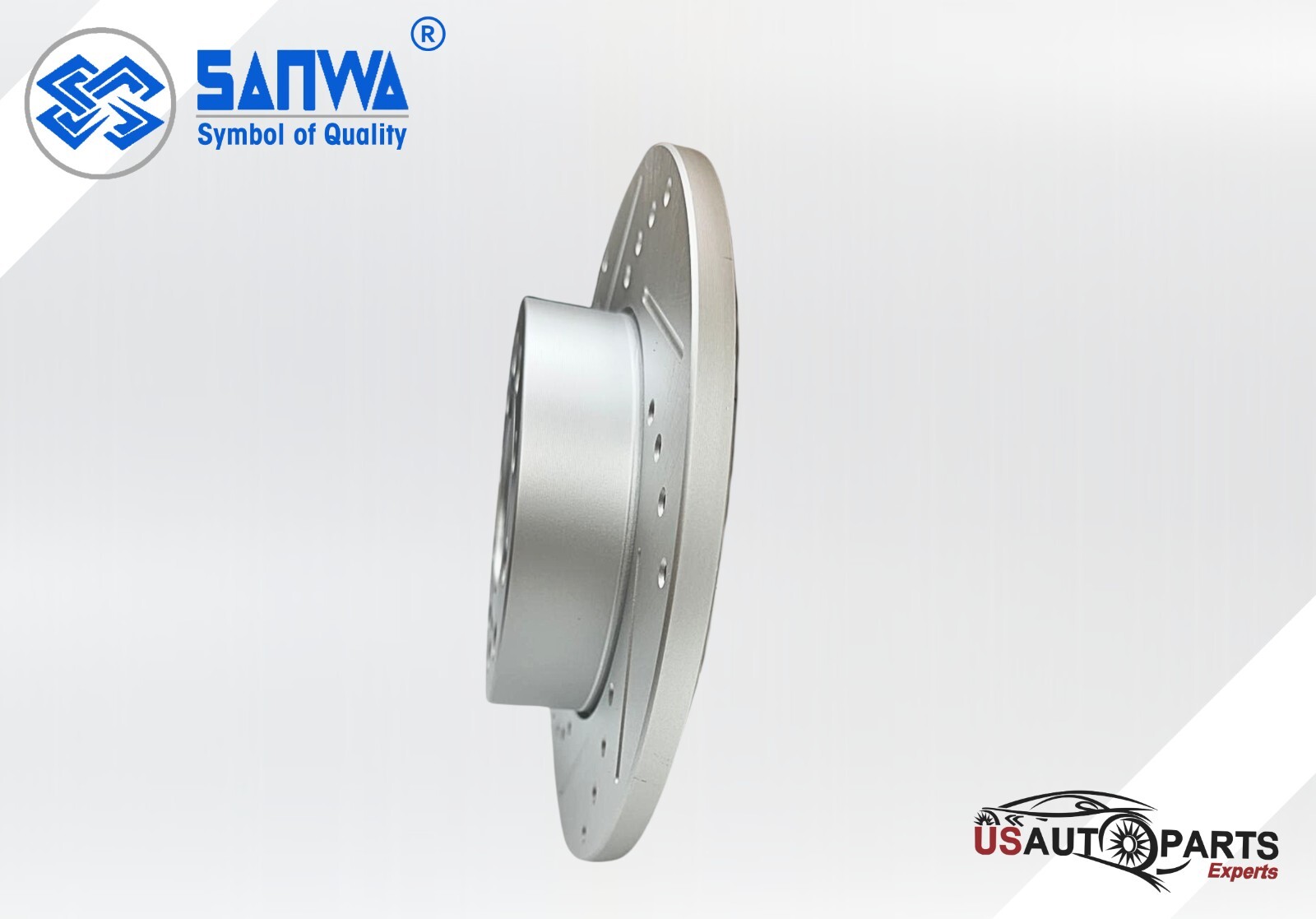 REAR RH BRAKE ROTOR SOLID & GEOMET COATED D & S 260 mm FOR VOLKSWAGEN 05-13 2.5L