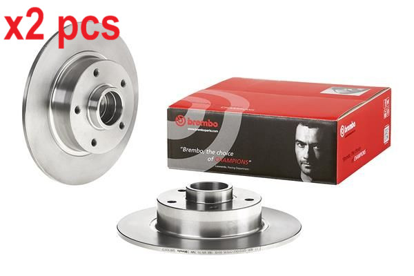 X2 PCS L&R SIDES BRAKE DISC 08.B369.37
