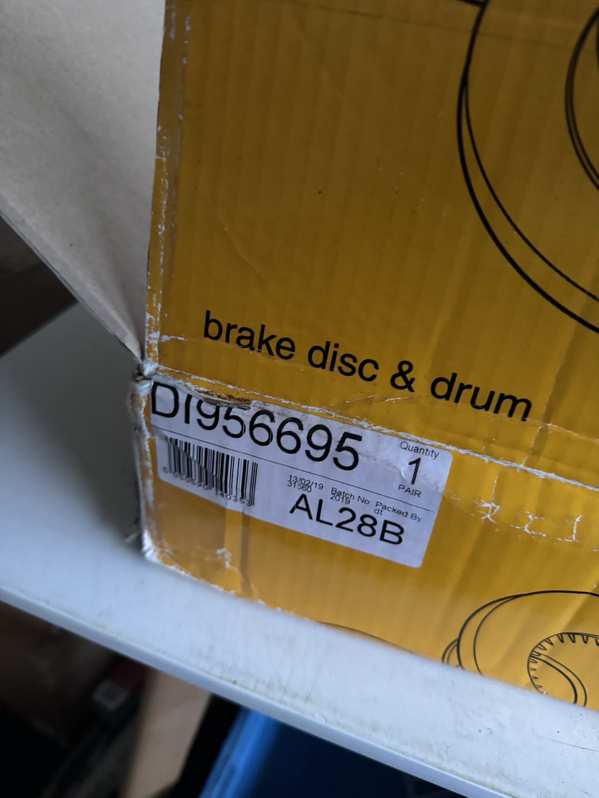 2x Brake Discs Pair Solid fits FIAT GRANDE PUNTO 199 1.2 Front 2005 on 199A4.000