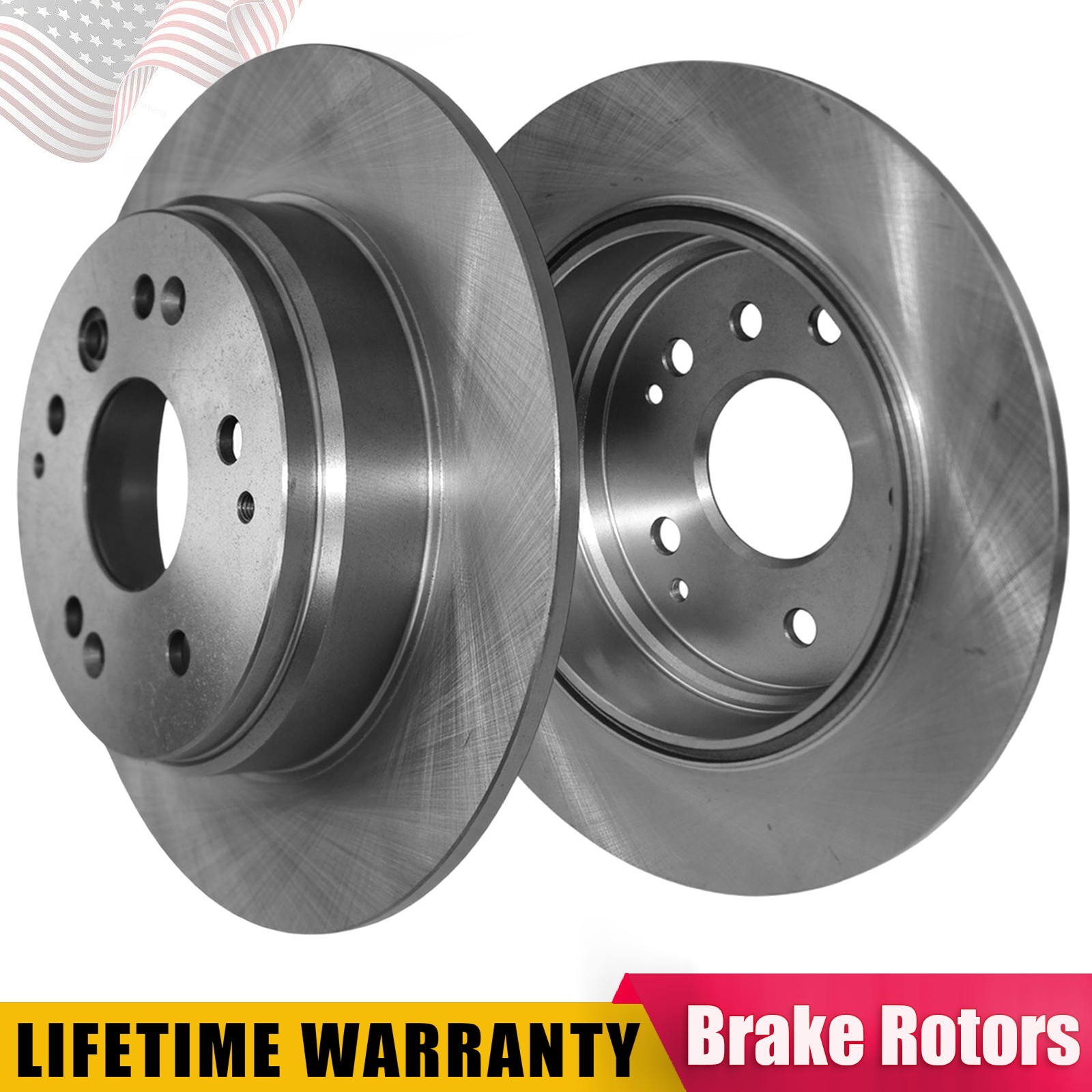 282mm Rear Disc Brake Rotors for Acura TL 2004-2008 Honda Element 2003-2011 Pair