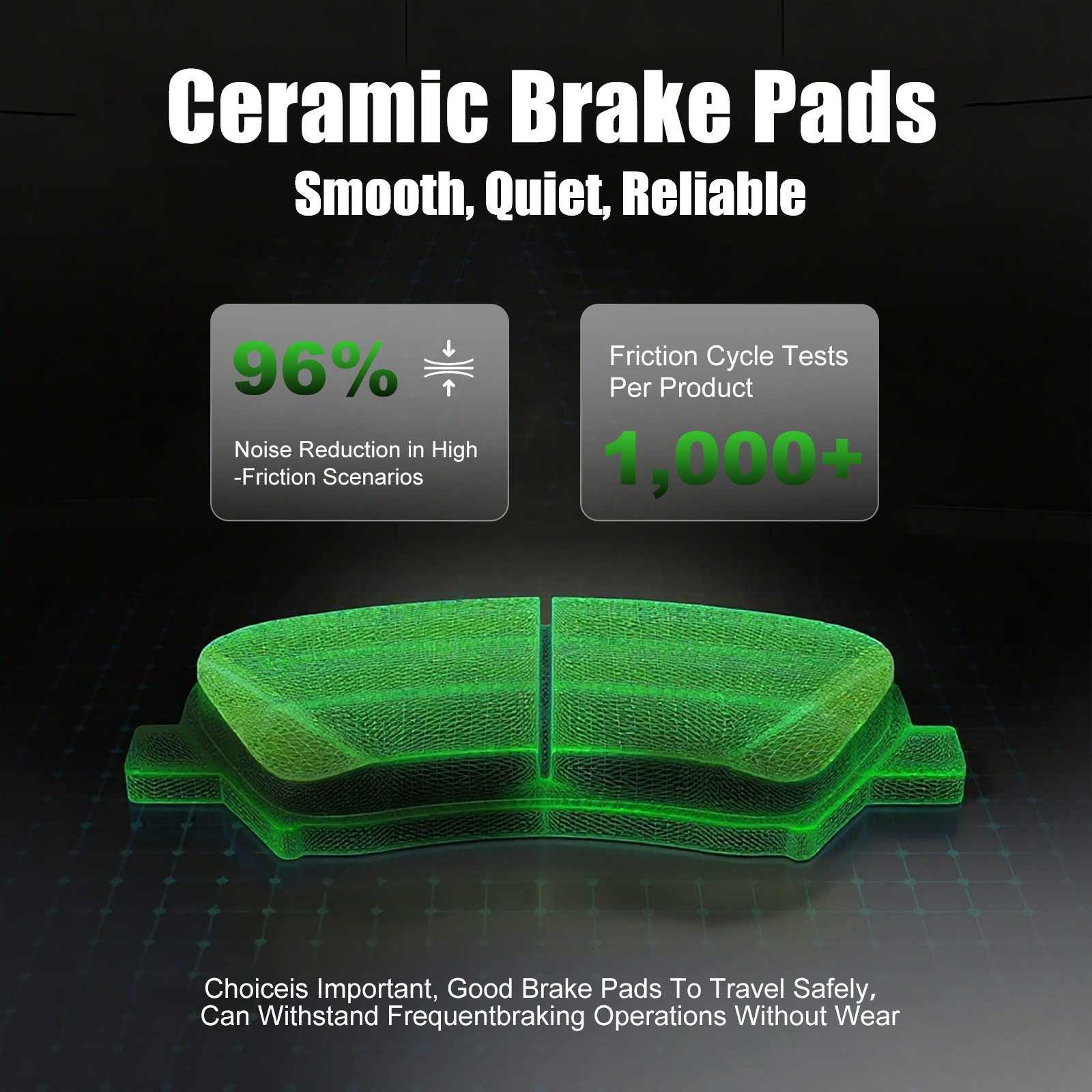 Front Slotted Brake Rotors & Pads Kit | Performance & Enhanced Cooling