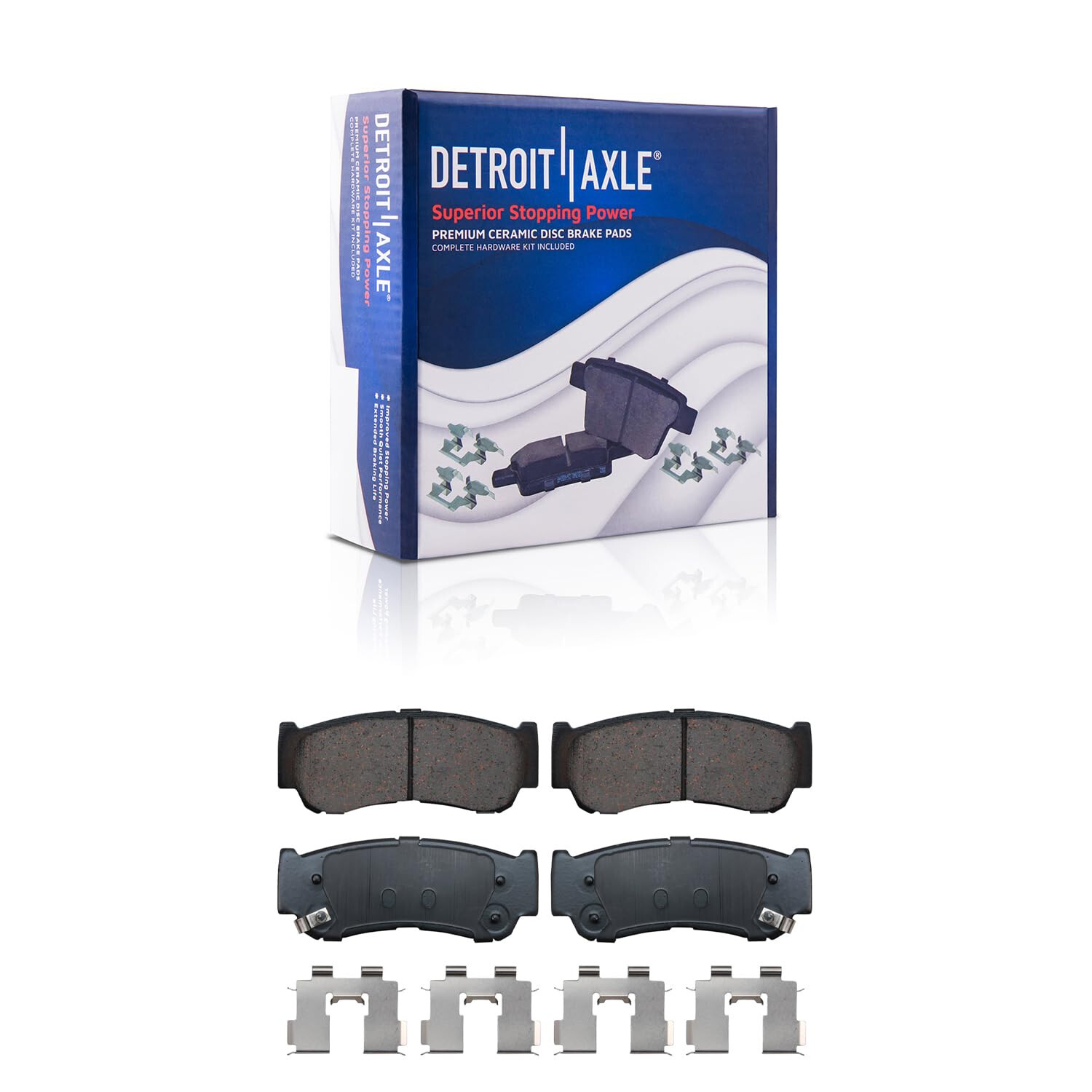 Front Rear Disc Rotors + Ceramic Brake Pads for 2007 2008 2009 Hyundai Santa Fe