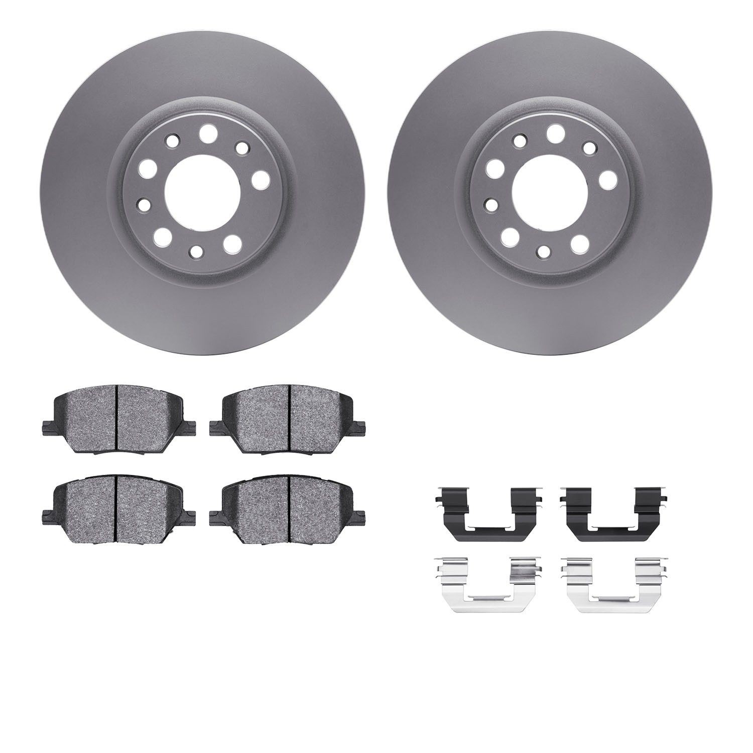 Dynamic Friction 4612-39002 Disc Brake Kit For 15-23 500X Compass Renegade