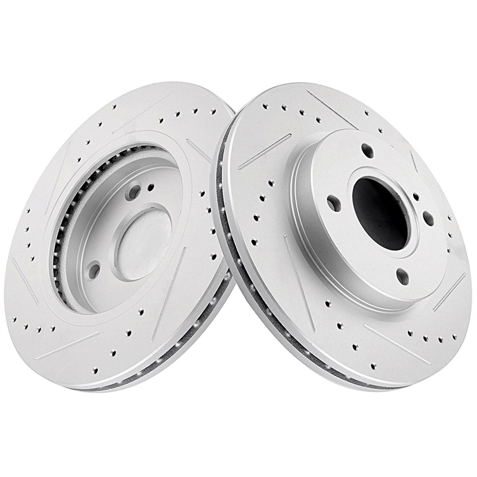 2pcs Front Brake Discs Rotors For Ford Fiesta SE Hatchback 4-Door 1.6L 1596CC l4
