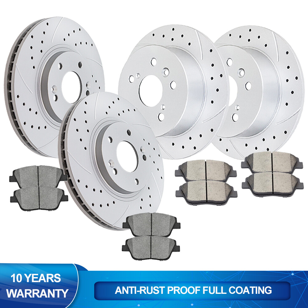 Front Rear Rotors Disc Brake Pads for 2011 – 2014 2015 Hyundai Sonata Kia Optima