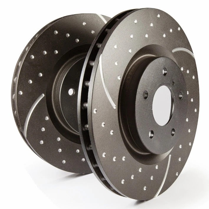 EBC GD7569 3GD Sport Slotted Rear Rotors for 2010–2016 Hyundai Genesis Coupe 2.0