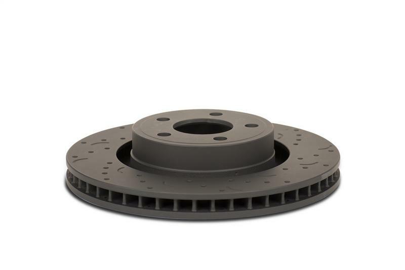 Hawk Performance HTC4403-FX Talon Cross Drilled And Slotted Brake Rotors